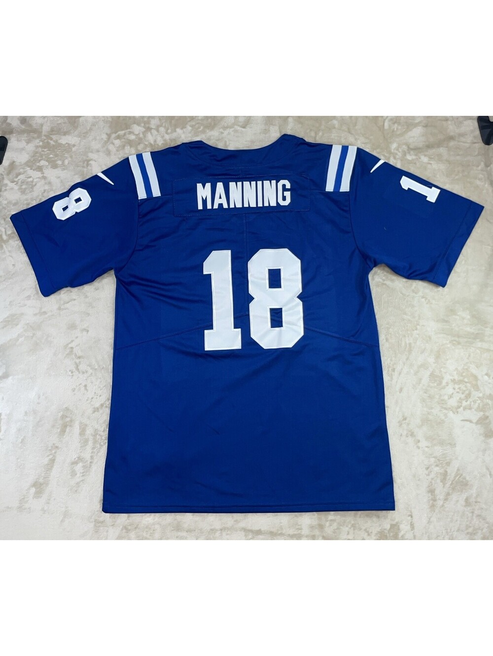 Nike NFL On Field Indianapolis Colts Peyton Manning #18 Blue Jersey Mens XL